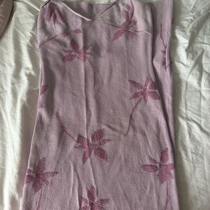 White Fox Boutique Trust Issues Maxi Dress Pink size medium